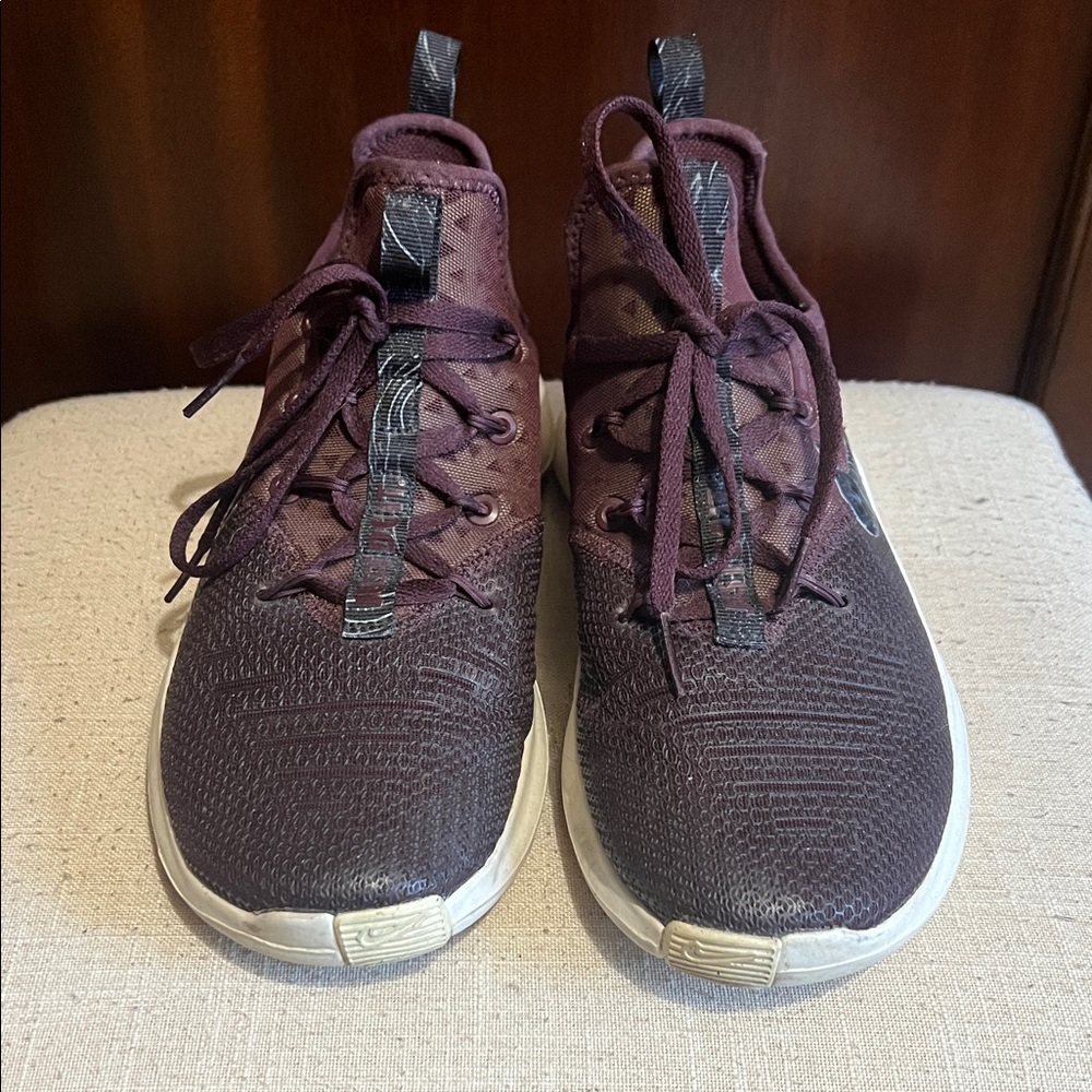 Maroon Nike Free Training Shoes